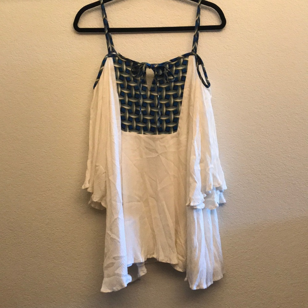 Signature white mini dress/long shirt